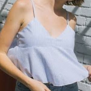 John Galt Flowy Crop Top